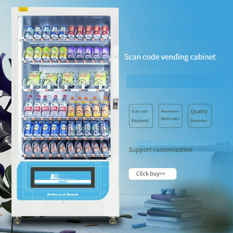 Self-service convenience store foods combo vending machine snacks and drinks shelf vending machine