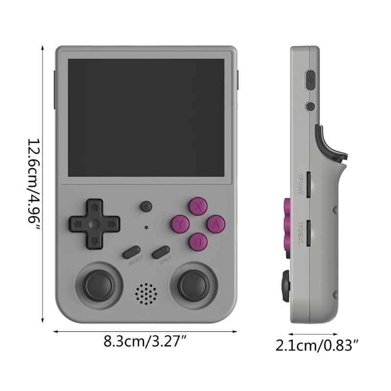 Retro Handheld Game PlayerBuilt-in 64G TF 5000+ Classic Games Support-HDMI TV Portable For Travel Kids Gift AnberNic RG353V