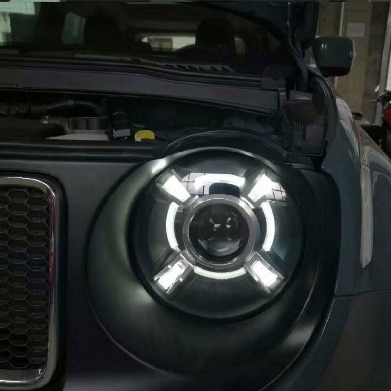 lantsun R017 HID LED Headlight with DRL and Bi-xenon Projector for Jeep Renegade 2015-2017