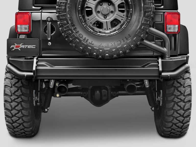 High quality for Jeep for wrangler JK 4X4 auto rear bumper J063-2 rear bumper WITH Spare tire rack for jeep for wrangler