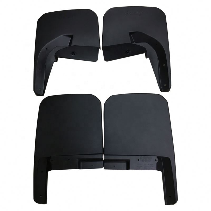 4 Pcs Front Rear Fender Splash Mud Guards Flaps For Jeep For wrangler JL 2018+ MUD FLAPS  Durable rubber mud flaps