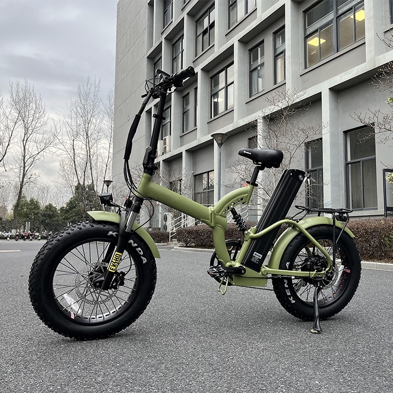 Lantu Ebike custom 36mph 20 inch bicicleta eletrica full suspension fat tire electric foldable e bike