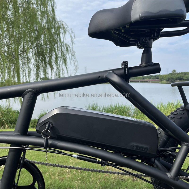 Cheap Price 20 inch 7 Speed 48v 350w Front Motor Fat Tire Recumbent Trike 3 Wheel Electric Tricycle