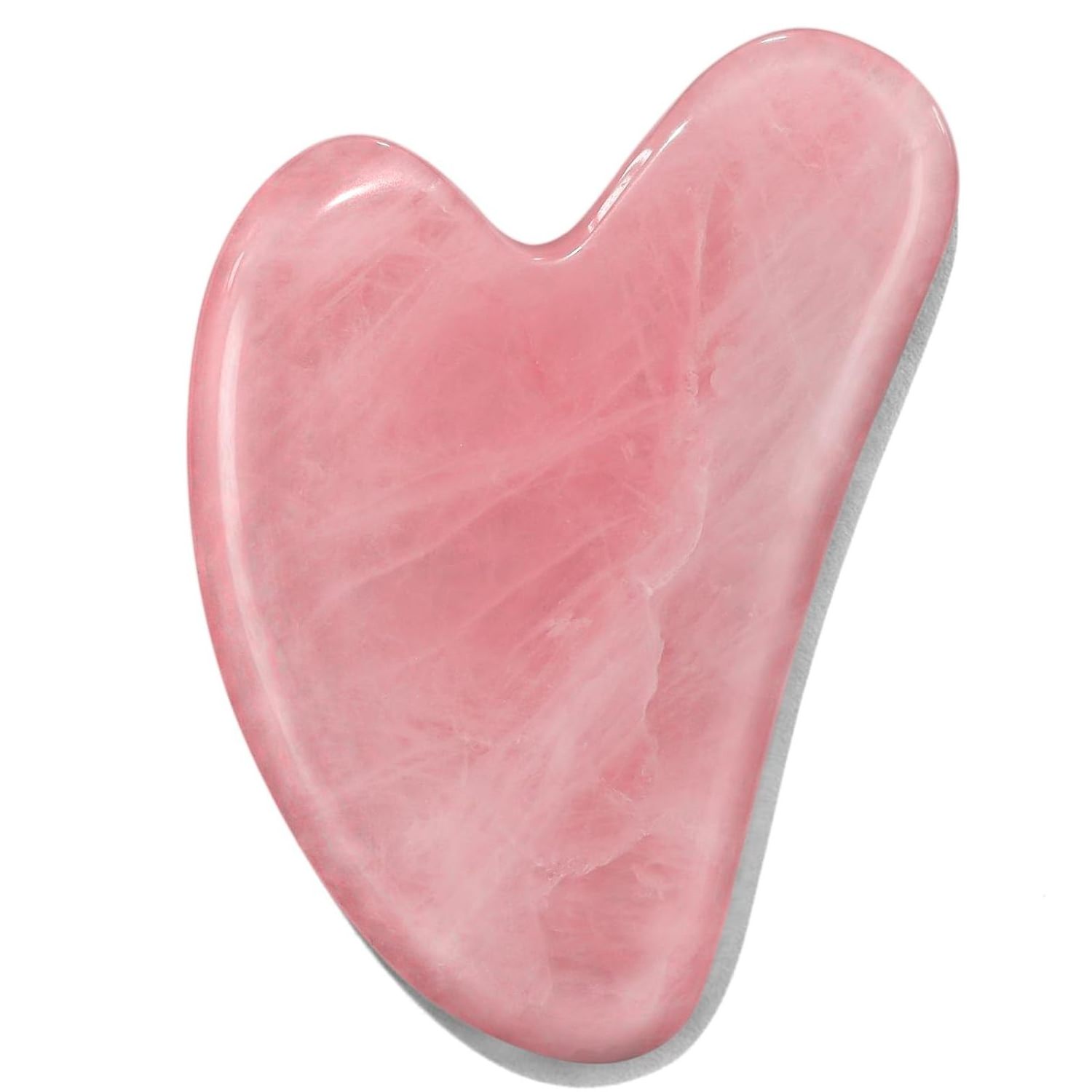 Gua Sha Facial for Self Care Massage Face Relieve Tensions and Reduce Redness Guasha Tool for Face Rose Quartz