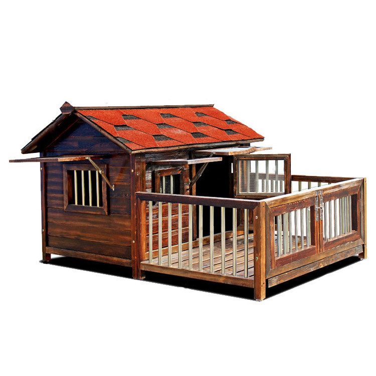 hotselling outdoor large wooden kennel dog house