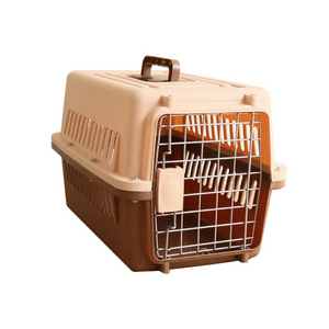 Wholesale Luxury Travel Carrier Fashion Plastic Breathable Outdoor Safety Airline Approved Pet Dog Kennel Cage For Dogs And Cats