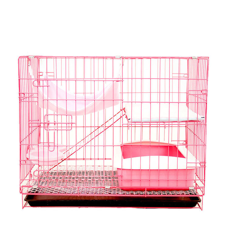 cat cages enclosure outdoor foldable pink iron wire mesh cat cage