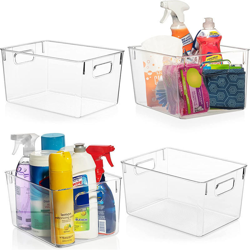 Plastic Storage Bins Kitchen Organization Pantry Storage Fridge Organizer Cabinet Organizers  Drawer Organizer