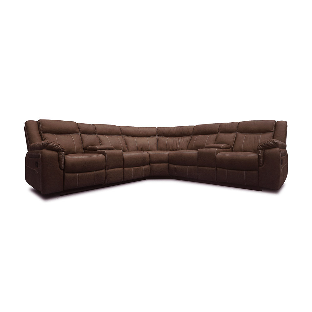 Manufacturer Wholesale European Style Living Room Furniture Modern Leather C Shaped Corner Sofa