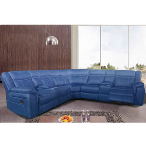 Manufacturer Wholesale European Style Living Room Furniture Modern Leather C Shaped Corner Sofa