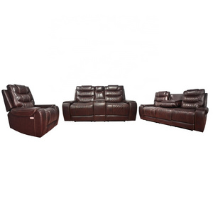 High quality European style sofa for living room furniture Electric Reclining sofa set