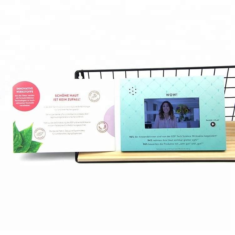 Gift Items Low Price Wholesale Business Lcd Greeting Promotion Card Bulk Video Brochure Video Mailer Video Flyer