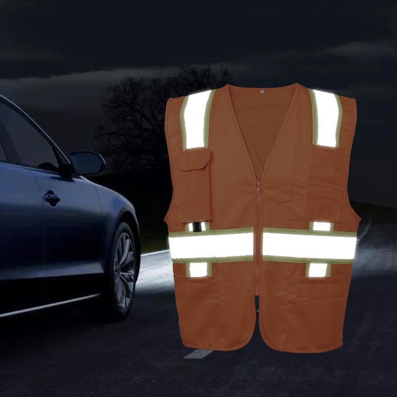 LX Custom Reflector Jacket Security Vest Hi Vis Safety Construction Vest Reflective Vests