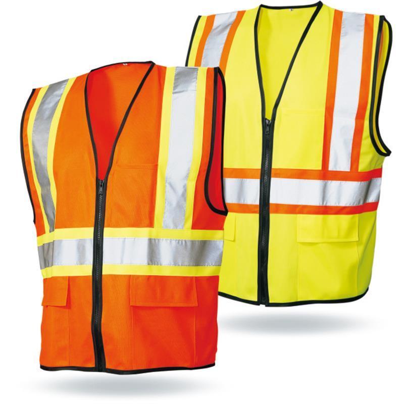 LX630 Reflective String Fabric With Many Pockets Strap Safety Vest with ANSI 107