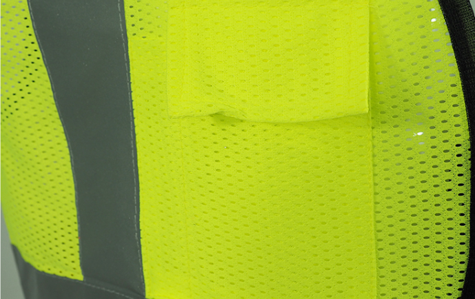 Wholesale 100% polyester mesh hi vis safety reflective construction vest ANSI Class 2 security workwear clothing