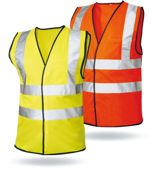 Wholesale High Visibility Safety Reflection Vest Fluorescent Yellow Cheap Reflective Vest