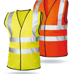 Wholesale High Visibility Safety Reflection Vest Fluorescent Yellow Cheap Reflective Vest