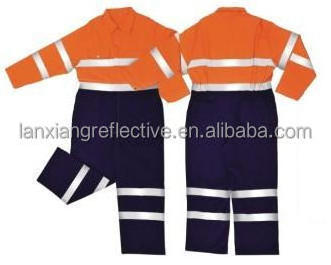 High reflective workwear and work Shorts Personalized work suits Cotton Coverall with reflective tape