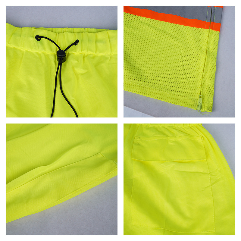 High visibility Yellow/orange Reflective Safety Pants Safety Trousers Waterproof Pants With Reflective Tape