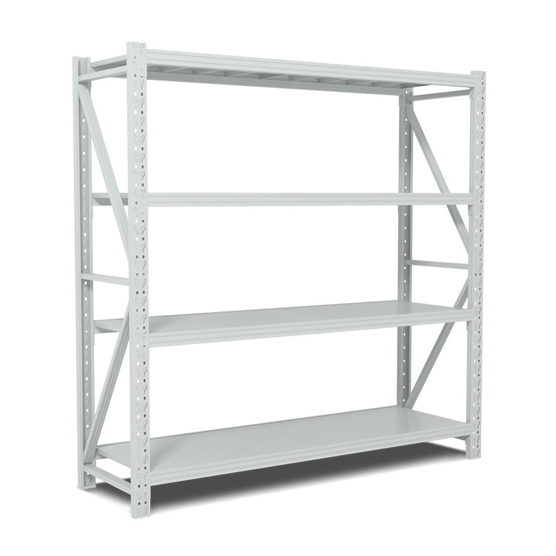 Easy To Assemble Longspan Rivet Shelving Shelf Racking System Medium Shelf