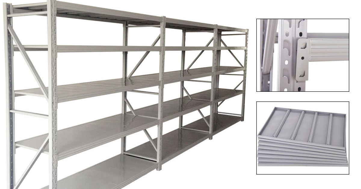 Stainless steel multi-layer storage light household goods rack Industrial warehouse supermarket display rack