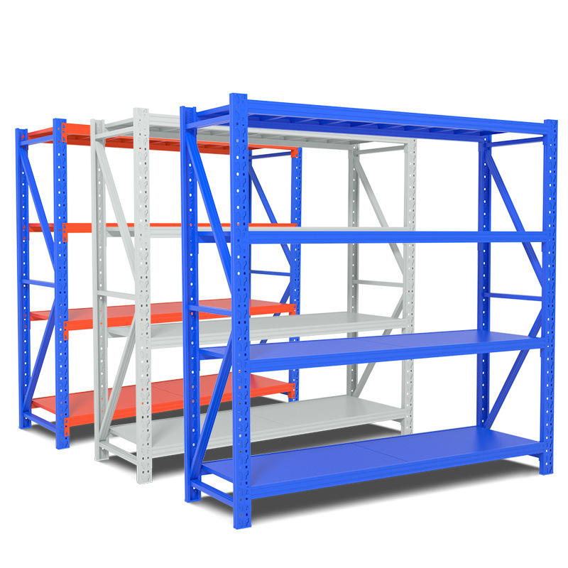 Easy To Assemble Longspan Rivet Shelving Shelf Racking System Medium Shelf