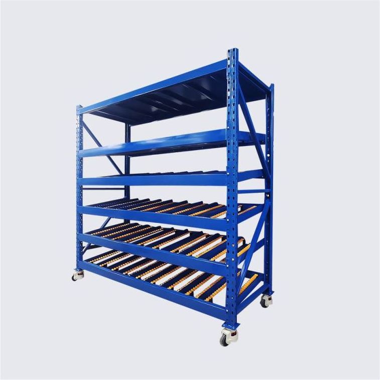 Customized Dynamic Storage Rack Warehouse Storage Gravity Carton Flow Rack