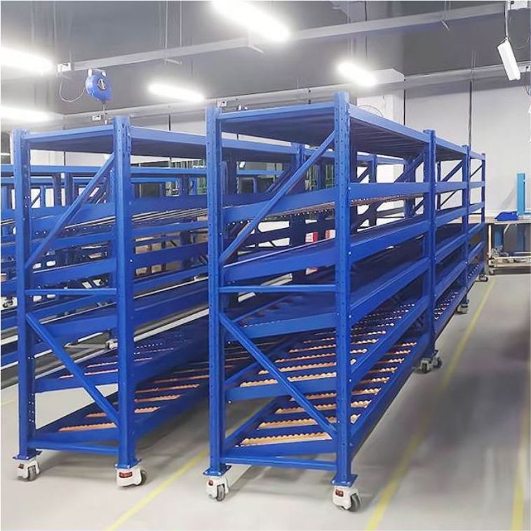 Customized Dynamic Storage Rack Warehouse Storage Gravity Carton Flow Rack