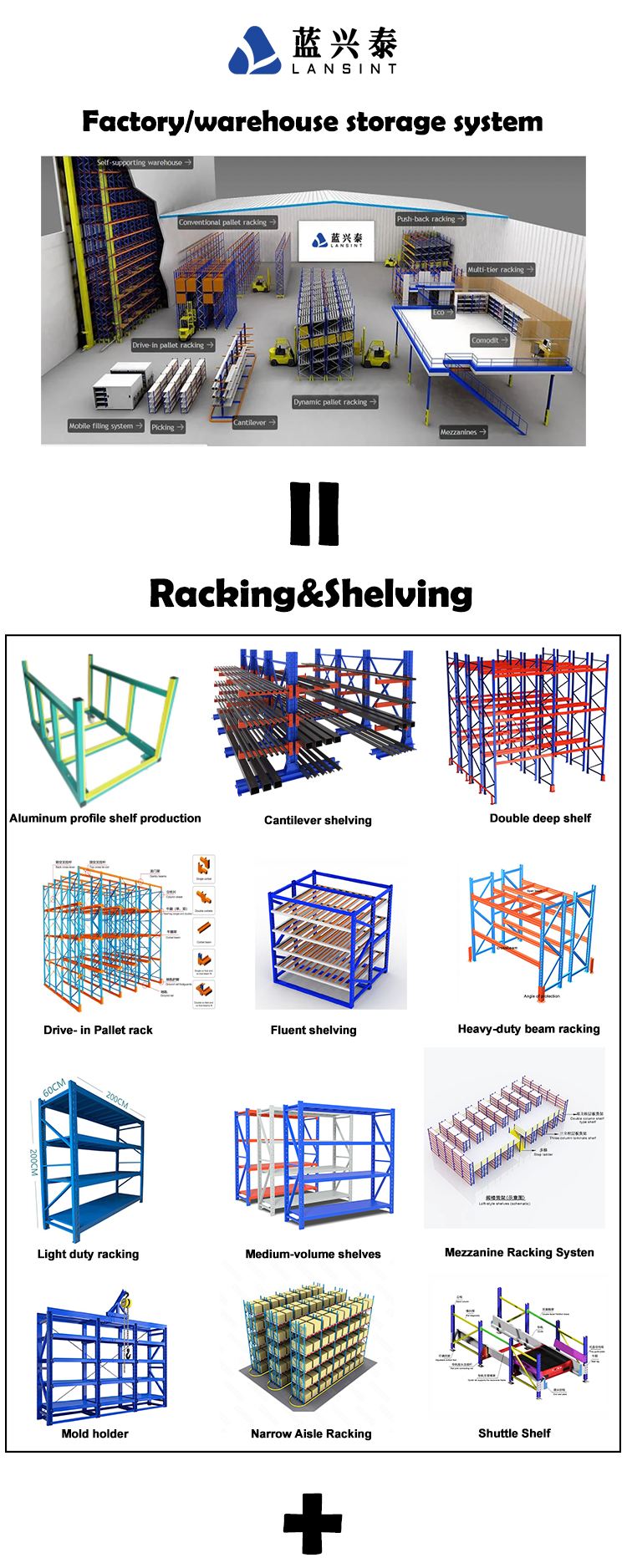 Industrial Warehouse Storage Heavy Duty Pallet Racking Beams Steel Pallet Racking System