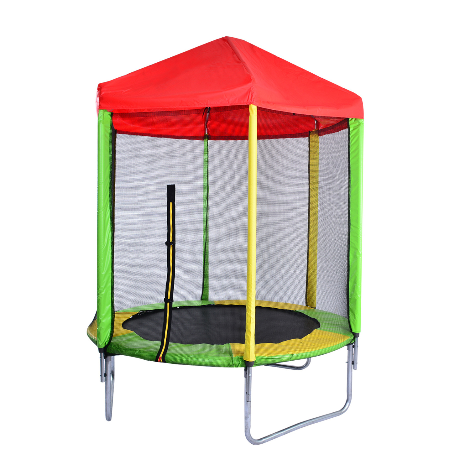 Wholesale Commercial outdoor  trampoline stainless steel round Round Trampoline with Tent/Roof