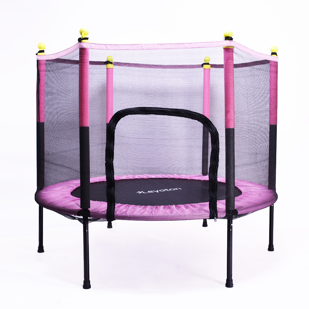 outdoor Fitness Trampoline Bed with Tent Enclosure with Protective 1.4m  kids trampoline bed