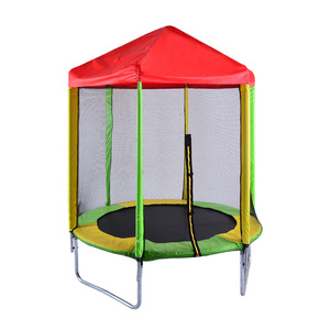 Cheap Custom Logo Trampoline Tents 6ft 8ft 10ft 12ft 14ft Cover Outdoor Trampoline Bed Inflatable Bungee Trampoline with Roof