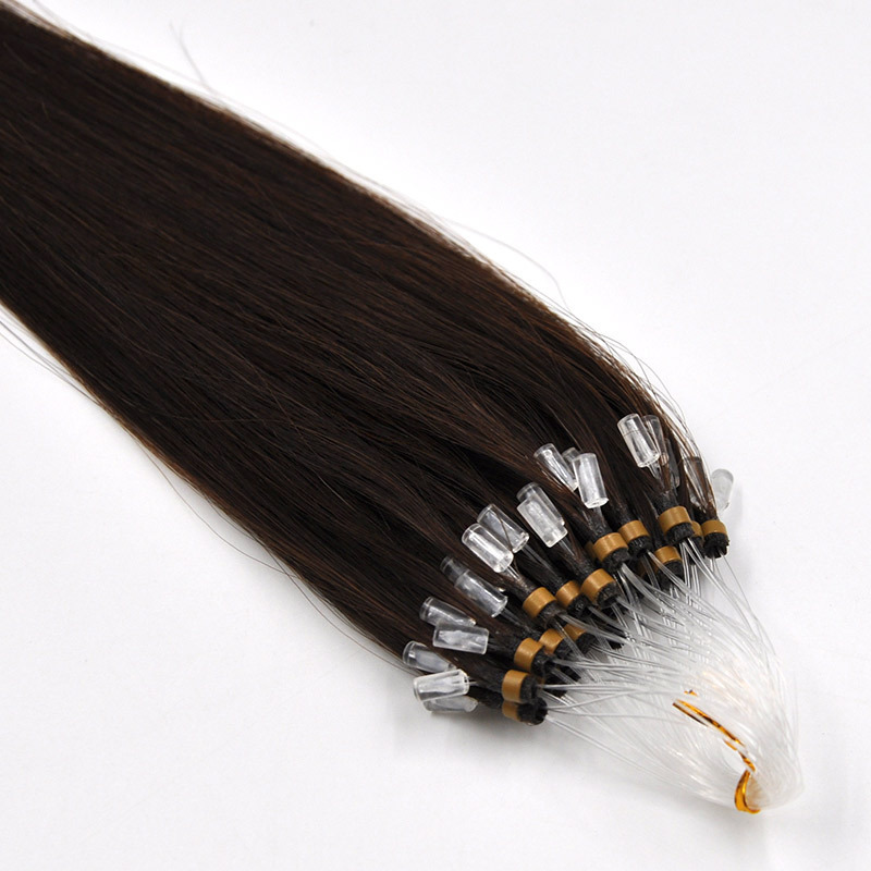 Brazilian Virgin Human Hair 12A Grade Best Quality Micro Loop Ring Hair Extension Factory Wholesale Micro link Hair Extensions