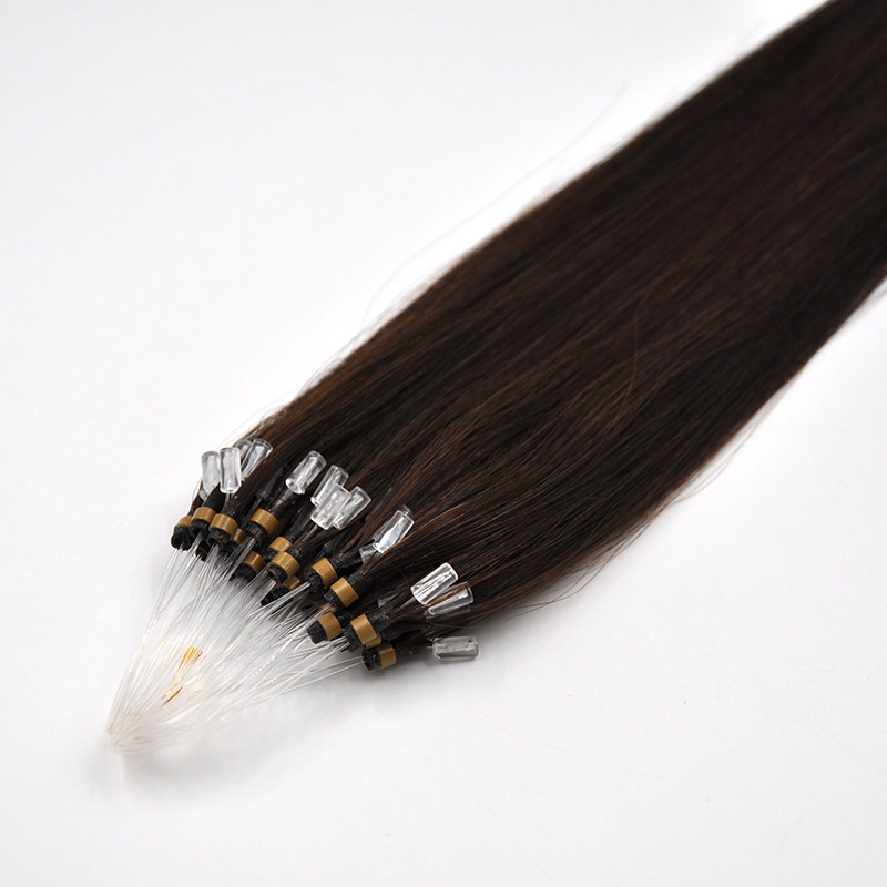 Brazilian Virgin Human Hair 12A Grade Best Quality Micro Loop Ring Hair Extension Factory Wholesale Micro link Hair Extensions