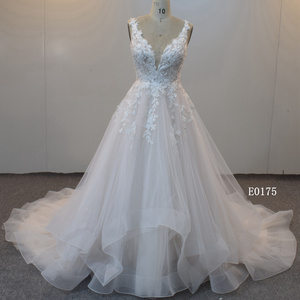 Nude and ivory Ball gown wedding dresses  wedding gowns for women in wholesale prices