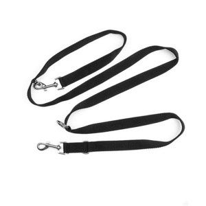 Multifunctional Adjustable 6ft Dog Halti Training Leads Hand-free Double Ended Dog Leash Belt for Puppy Walking Running