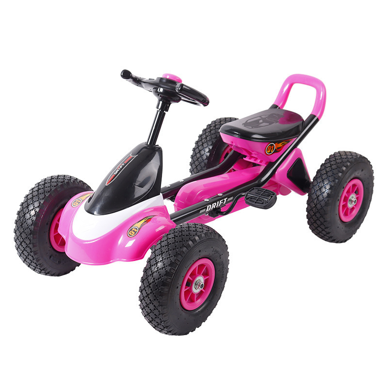 2023  Newest Pedal Go Karts For Kids Pedal Cars For KidsSmall racing carInflatable tire