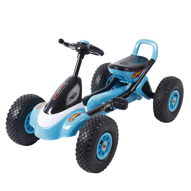 2023  Newest Pedal Go Karts For Kids Pedal Cars For KidsSmall racing carInflatable tire