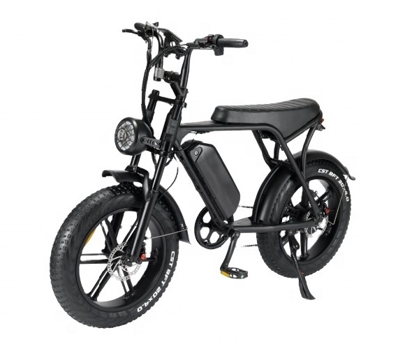 OUXI V8 48V 250W 500W 20 Inch 40 Mph US EU Warehouse Full Suspension Fat Tire E Bike Ebike Fatbike Electric Bicycle