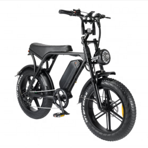 OUXI V8 48V 250W 500W 20 Inch 40 Mph US EU Warehouse Full Suspension Fat Tire E Bike Ebike Fatbike Electric Bicycle