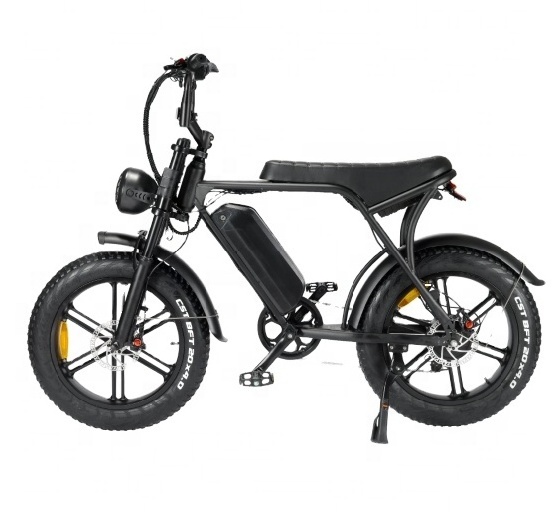 OUXI V8 48V 250W 500W 20 Inch 40 Mph US EU Warehouse Full Suspension Fat Tire E Bike Ebike Fatbike Electric Bicycle