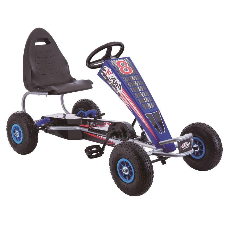 new big two seater pedal go kart for adult and kid