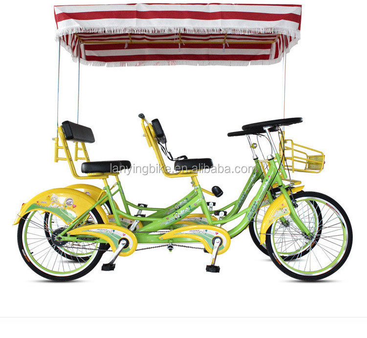 best selling 4 person surrey bikes 4 seater tandem bicycle