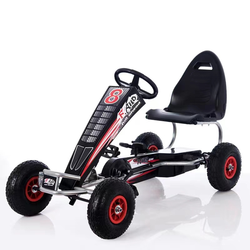 manufacturer pedal go kart teenager children with pedal model toy car for kids driving cart with four fat wheels good quality