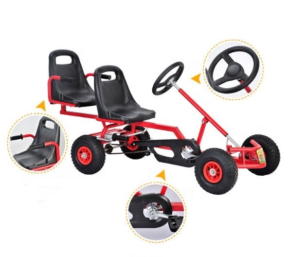 NEW ride on toys car kid go-kart pedal go karts for kids price with Rubber wheel