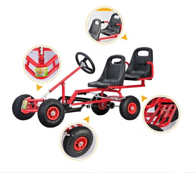 NEW ride on toys car kid go-kart pedal go karts for kids price with Rubber wheel