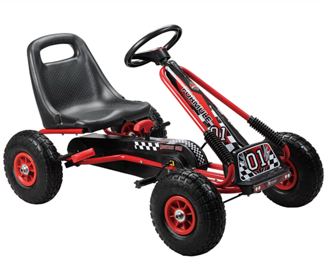 new big two seater pedal go kart for adult and kid