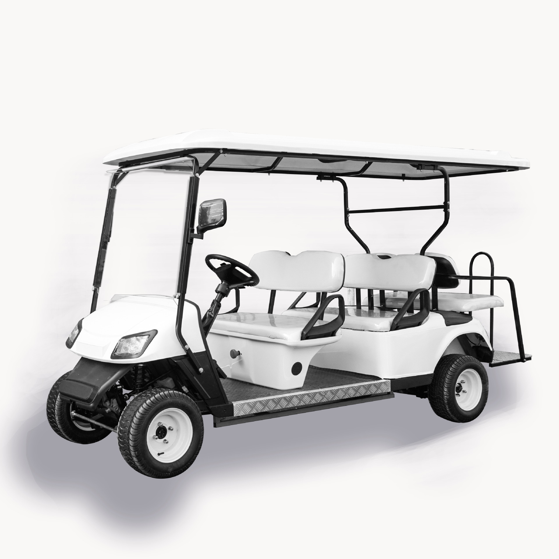 Ready to Ship Golf Cart Electric 60V 4KW 4 Seater Club Car - Door to Door Shipping, 2+2 seats electric golf cart on sale