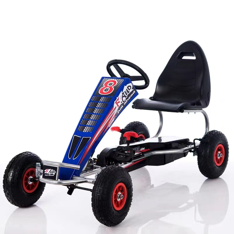 manufacturer pedal go kart teenager children with pedal model toy car for kids driving cart with four fat wheels good quality