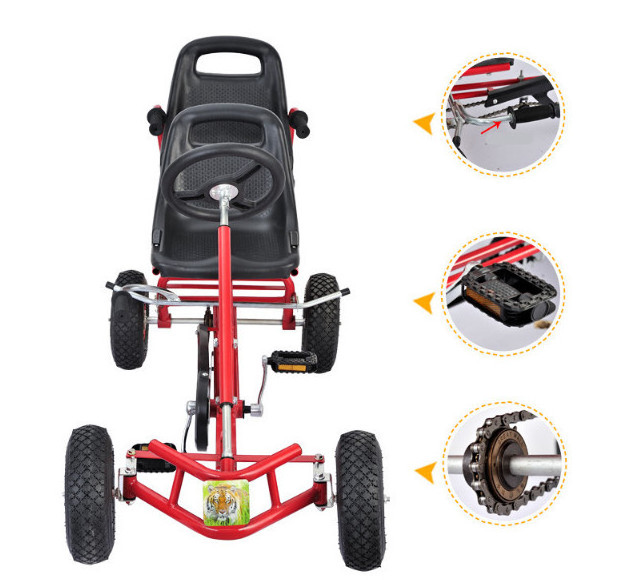 NEW ride on toys car kid go-kart pedal go karts for kids price with Rubber wheel